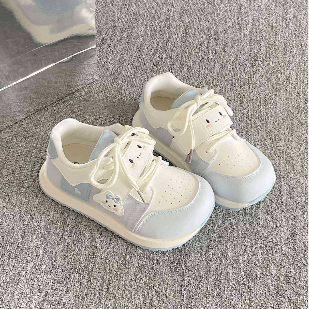 Damen Sportliche Sneakers mit niedlichen Tiermotiven und komfortabler Sohle Drune