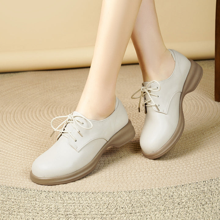 Damen Komfortable Schnürschuhe mit dämpfender Sohle und ergonomischer Passform Drune