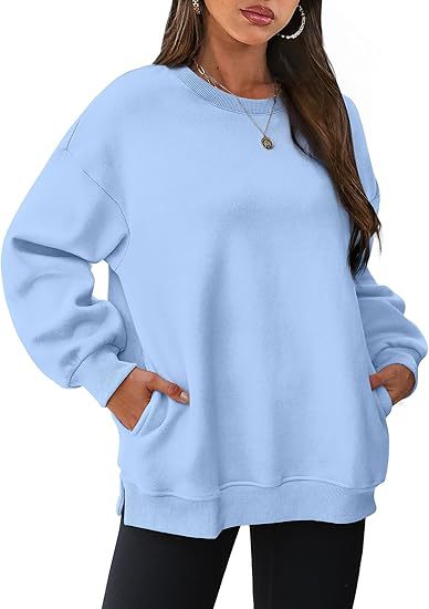Damen lässiger Oversized Sweatshirt Drune