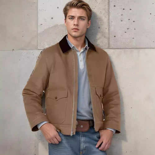 Herren klassische Freizeitjacke Drune