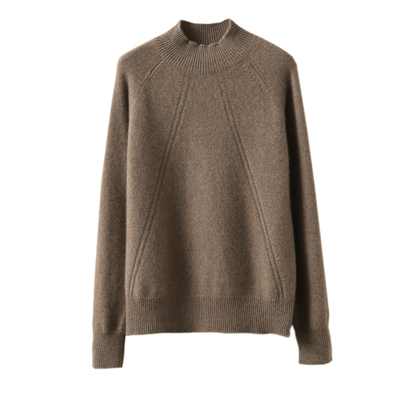 Damen kuscheliger Rollkragenpullover aus feinem Material mit lässigem Schnitt Drune