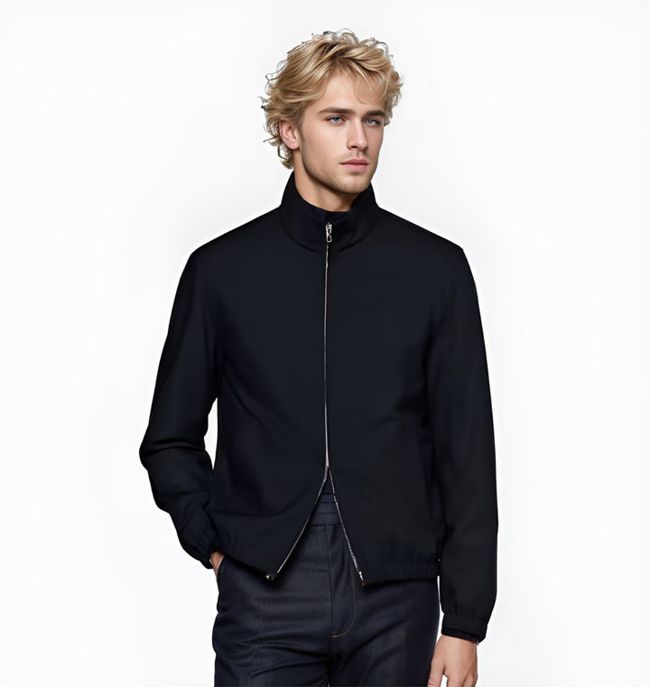 Herren leichte Freizeitjacke mit elastischem Bündchen Drune