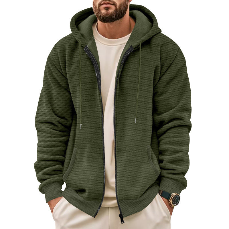 Herren Fleece-Hoodie mit praktischen Taschen Drune