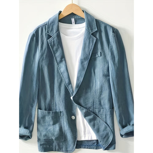 Damen Leichter und eleganter Leinenblazer Drune