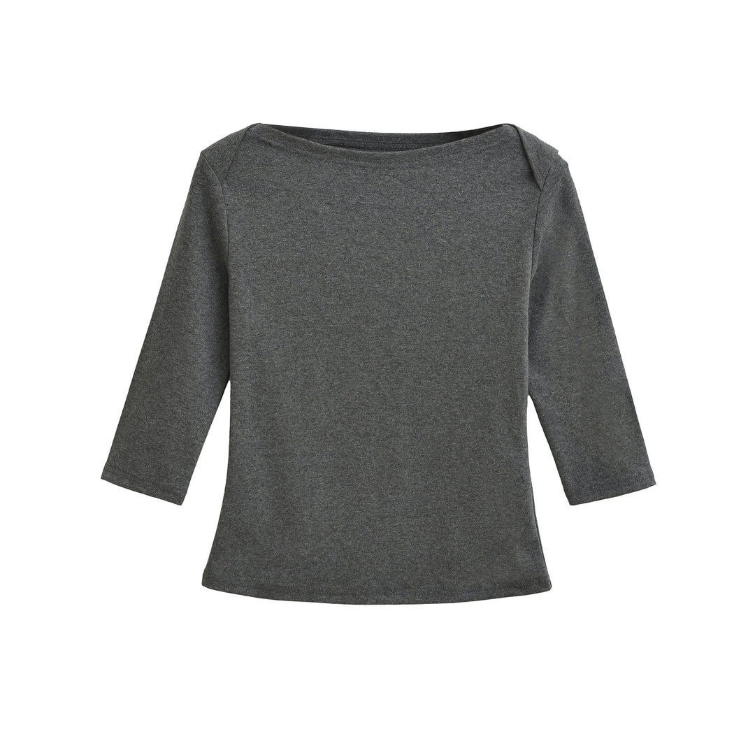 Damen Langarmshirt mit lässigem Schnitt und modernen Details Drune
