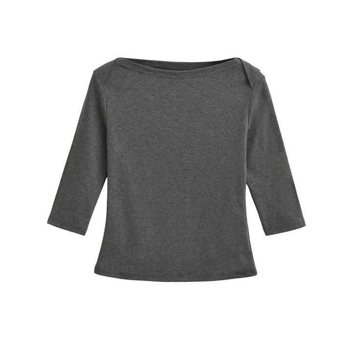 Damen Langarmshirt mit lässigem Schnitt und modernen Details Drune