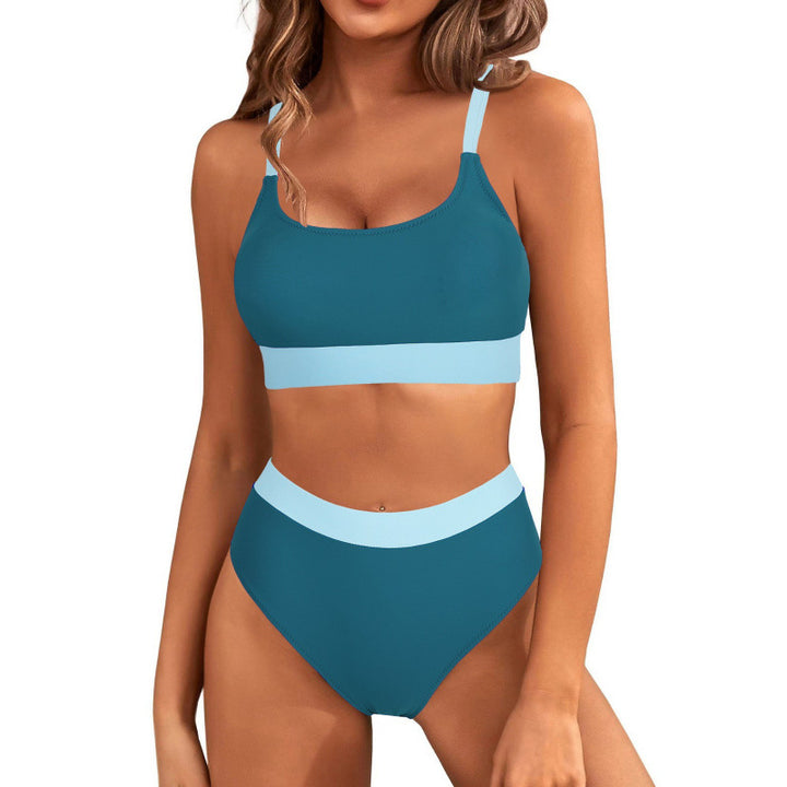 Damen Bikini-Set mit hohem Bund und sportlichem Schnitt Drune