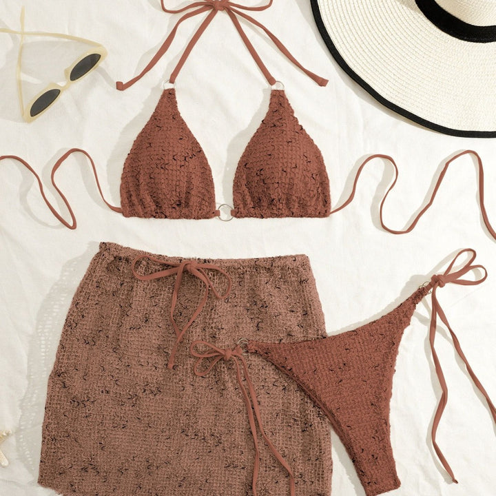 Damen Bikinis mit verspielter Wickeloptik Drune