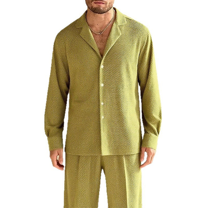 Herren modisches Lounge-Set aus atmungsaktivem Material Drune