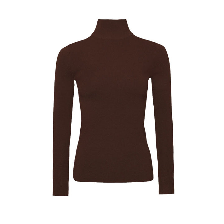 Damen Hochwertiger Rollkragenpullover aus weichem Material Drune