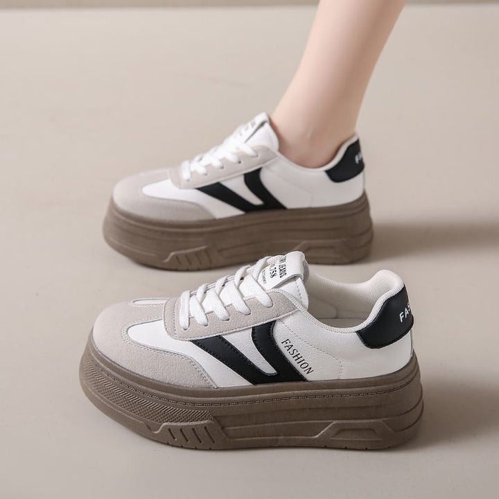 Damen Plateau-Sneaker mit modischer Verzierung Drune