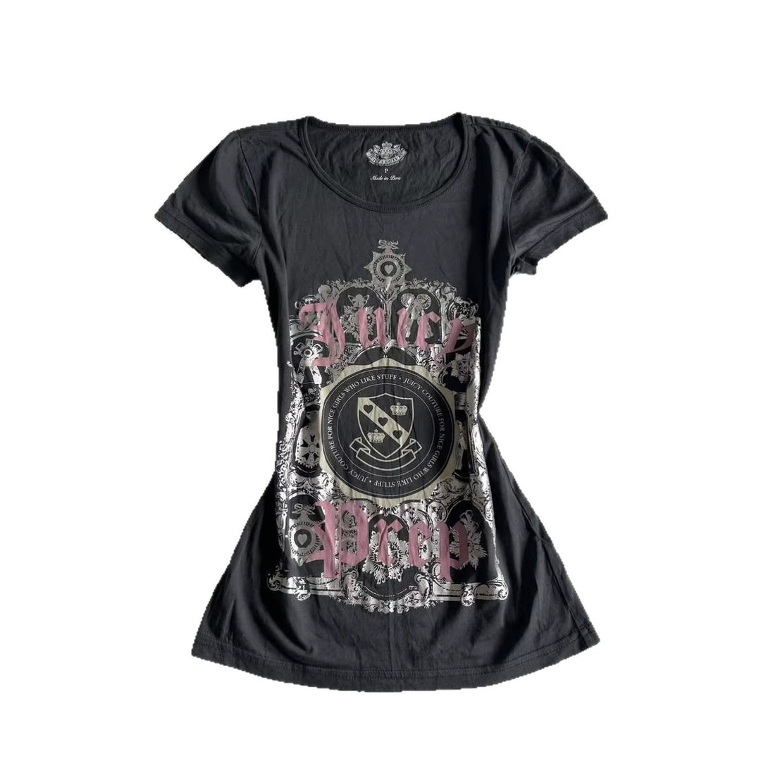 Damen Trendiges Graphic T-Shirt Drune