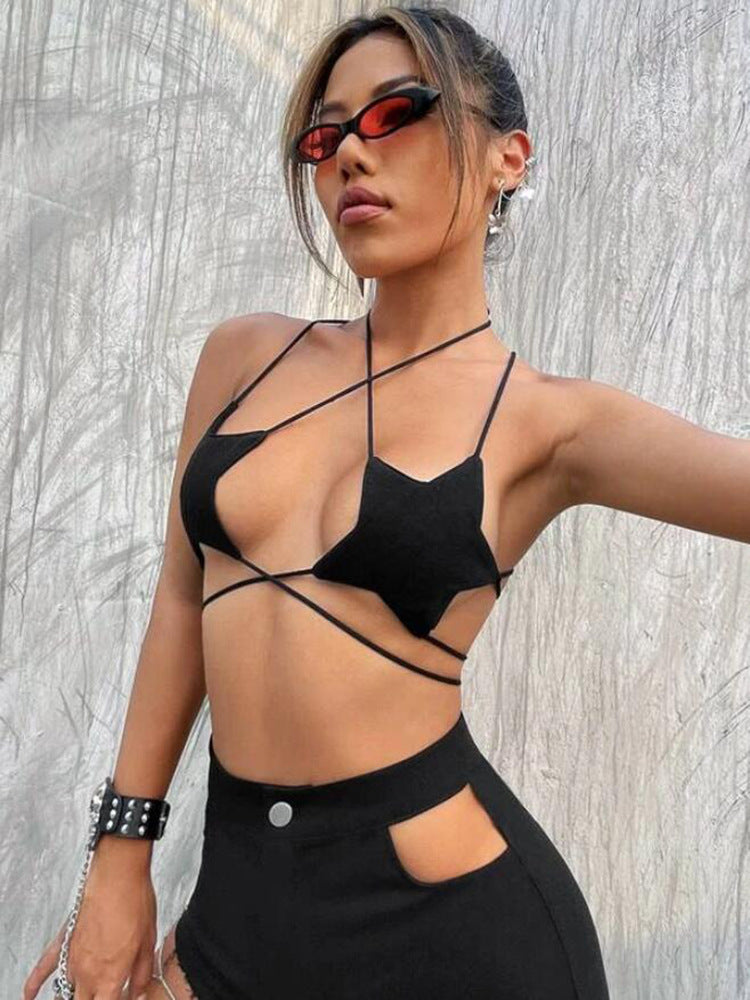 Damen Geflochtenes Bikini-Top mit innovativem Schnitt Drune