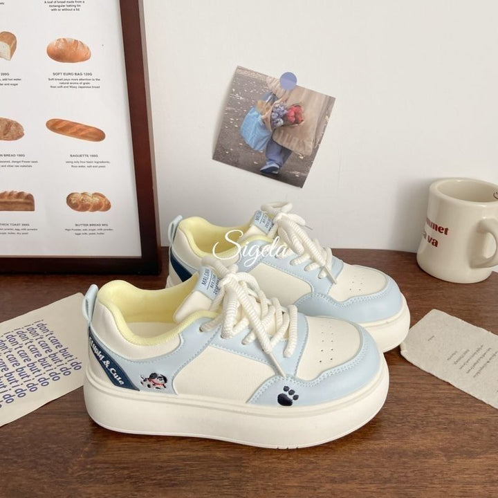 Damen Trend-Sneaker mit verspieltem Tiermotiv und federnder Sohle Drune