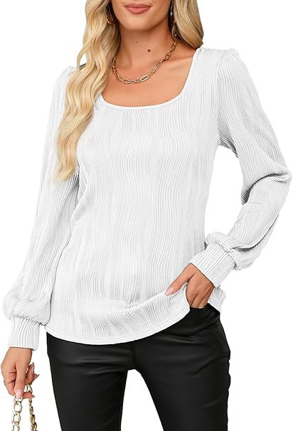 Damen trendiges, gestreiftes Blusenoberteil Drune