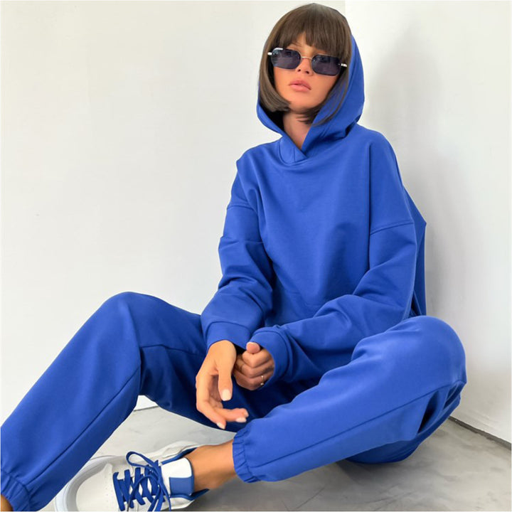 Damen Bequemes und modernes Hoodie-Set Drune