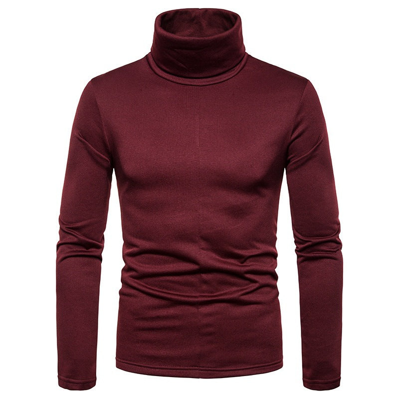 Herren Rollkragenpullover aus weichem Strickmaterial Drune