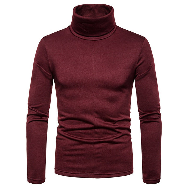Herren Rollkragenpullover aus weichem Strickmaterial Drune