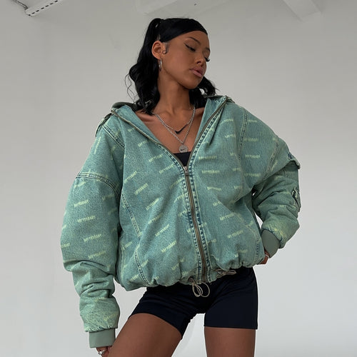 Damen Oversized Denimjacke mit einzigartigem Design Drune