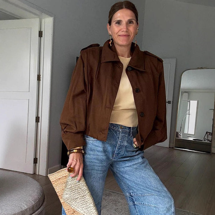 Damen Oversized Blazerjacke Drune