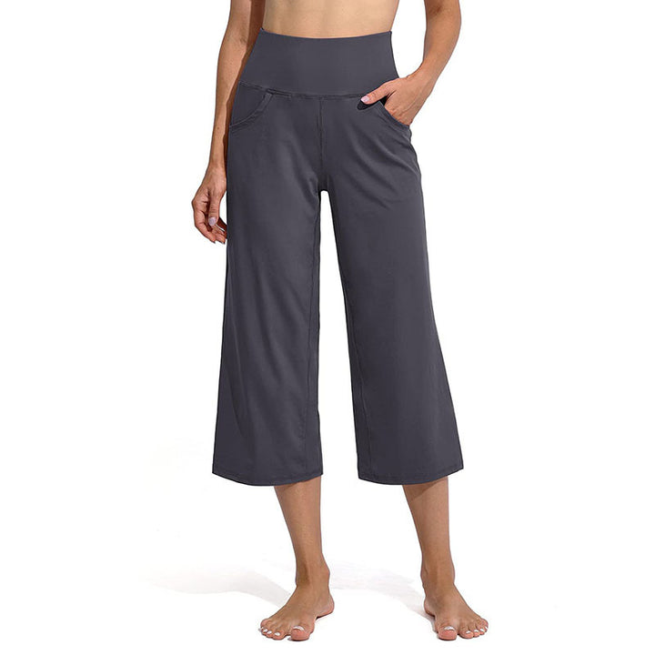 Damen Bequeme Sportliche Culotte mit hohem Bund und praktischen Taschen Drune