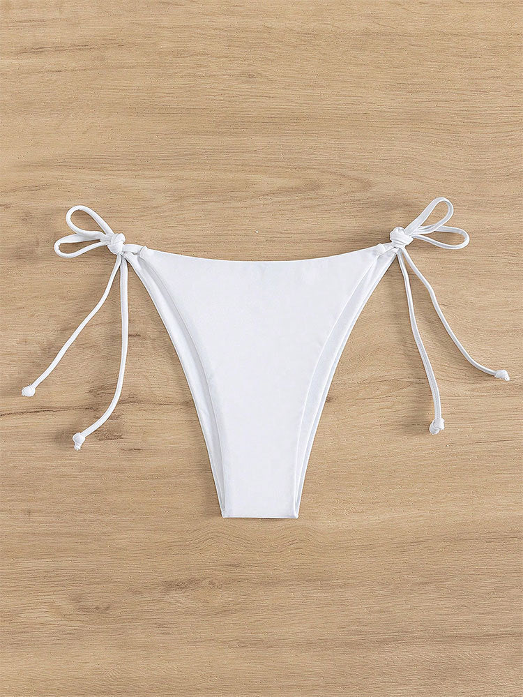 Damen Triangel-Bikini mit verstellbaren Bindebändern und elegantem Schnitt Drune