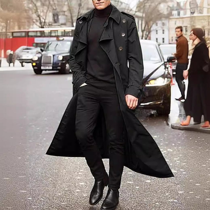 Herren Langer Trenchcoat Drune