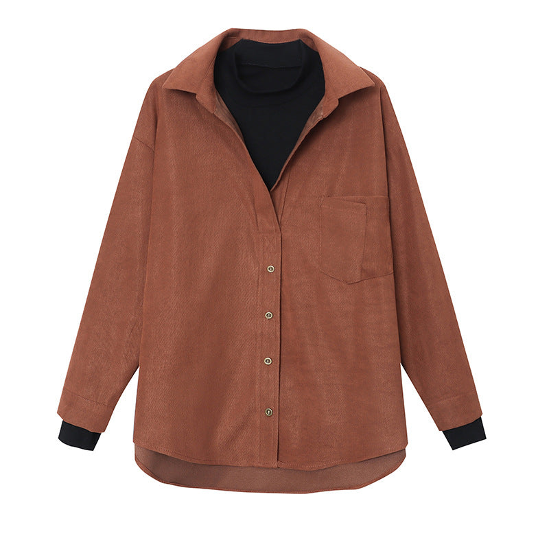 Damen Elegante Karo-Bluse mit klassischem Schnitt Drune