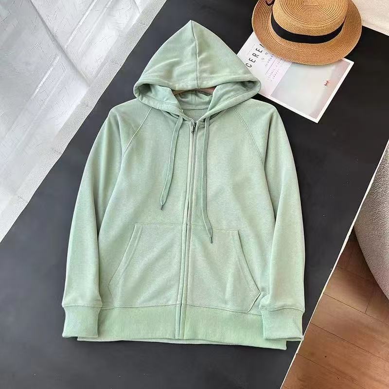 Damen strukturierte Kapuzenjacke mit durchgehendem Reißverschluss Drune