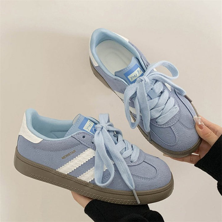 Damen Sportliche Sneakers mit reflektierenden Elementen und atmungsaktiver Oberflächenstruktur Drune