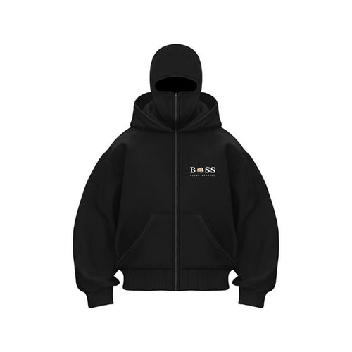 Damen Eco-Fleece Kapuzenjacke mit schützendem Hoher Kragen und praktischem Reißverschluss Drune