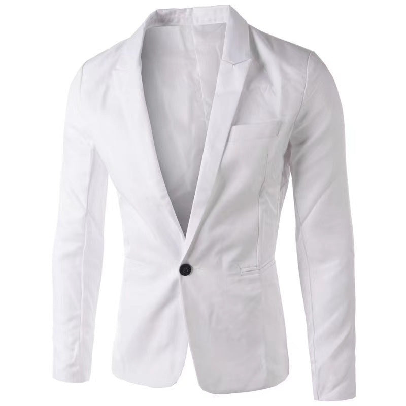 Herren eleganter Blazer mit schmalem Schnitt und feinen Akzenten Drune