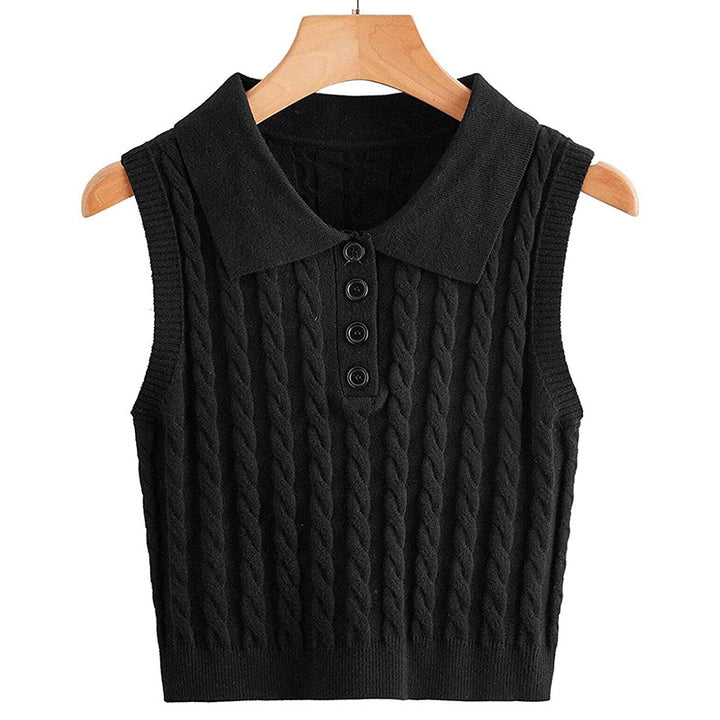 Damen Stricktop mit Kollo Drune
