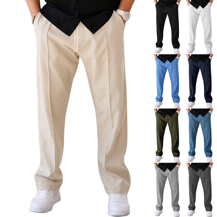 Herren Bequeme Sweatpants mit eleganter Optik und seitlichen Eingrifftaschen Drune