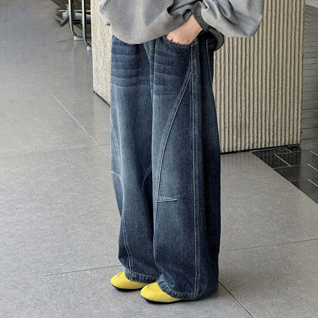 Damen weite Designer-Jeans Drune