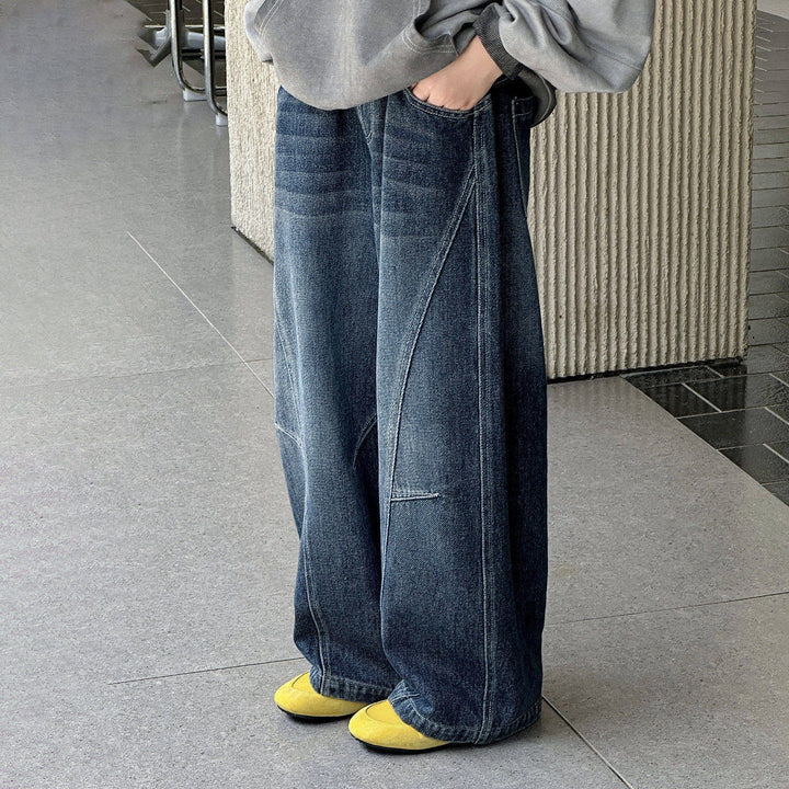 Damen weite Designer-Jeans Drune