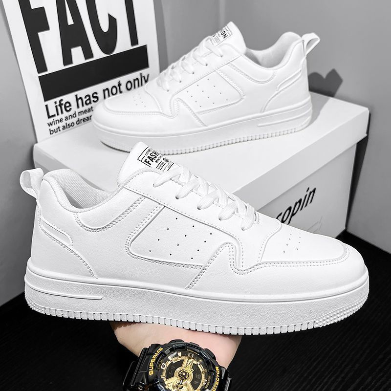 Damen Sportliche Leder Sneakers mit gepolsterter Innensohle Drune