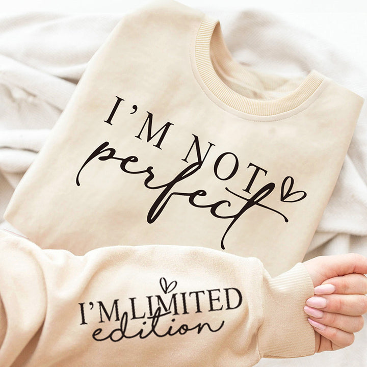 Damen Oversized Sweatshirt mit einzigartigem Statement-Print Drune