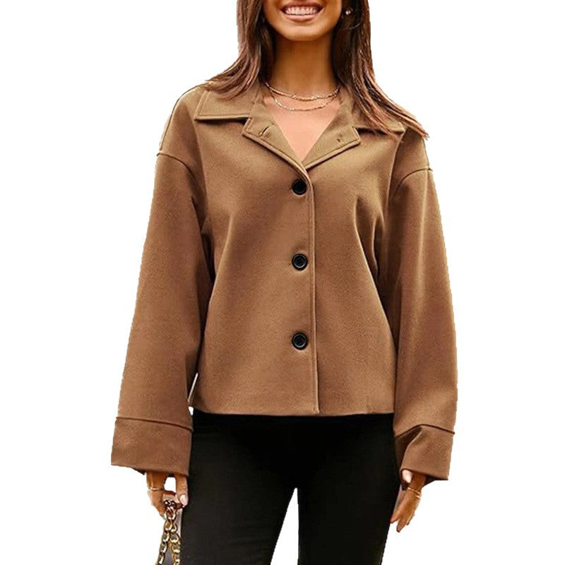 Damen oversized Blazerjacke mit modernen Details und lässigem Schnitt Drune