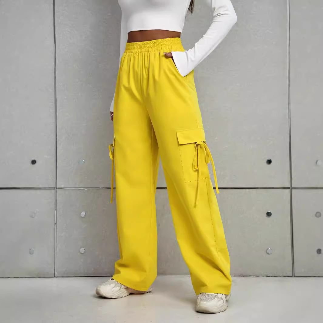Damen Cargo-Hose mit elastischem Bund und praktischen Taschen Drune