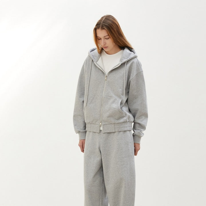 Damen lässige Zip-Hoodie Jacke Drune