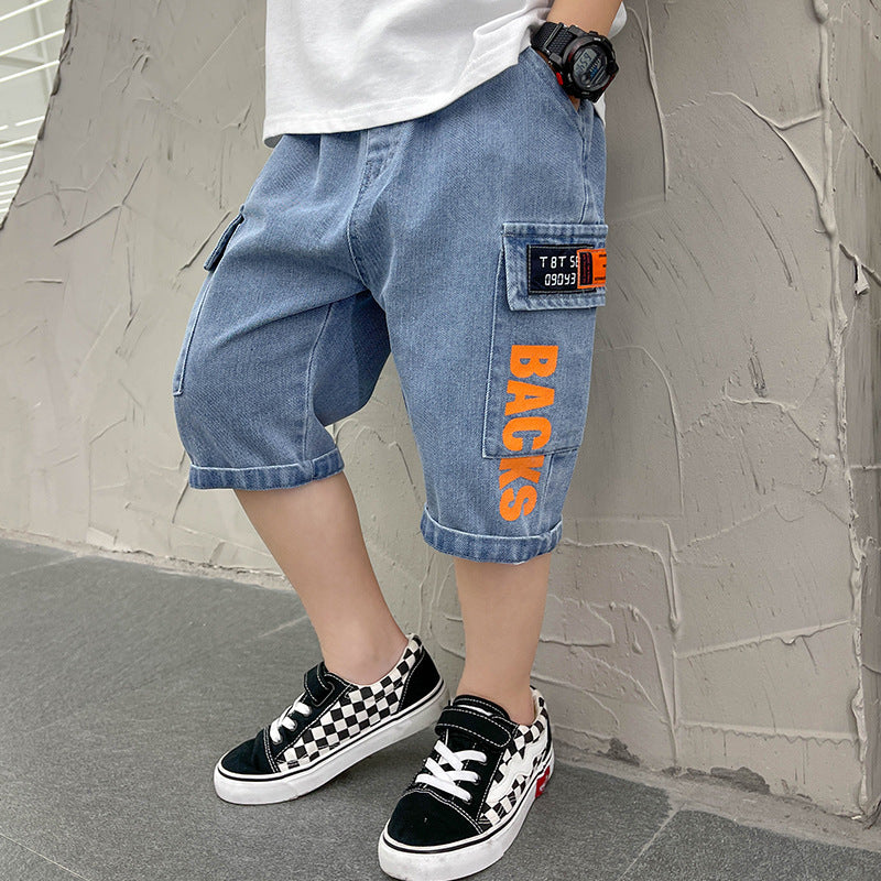 Jungen praktische Cargo-Shorts mit tiefen Taschen Drune