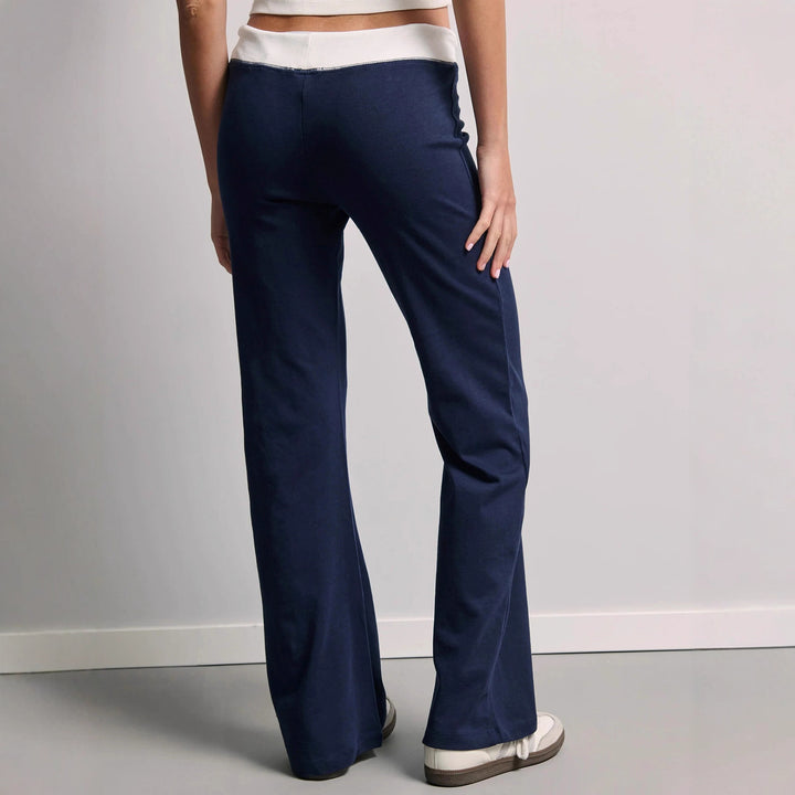 Damen Bequeme und lässige Sweatpants mit elastischem Bund und seitlichen Taschen Drune