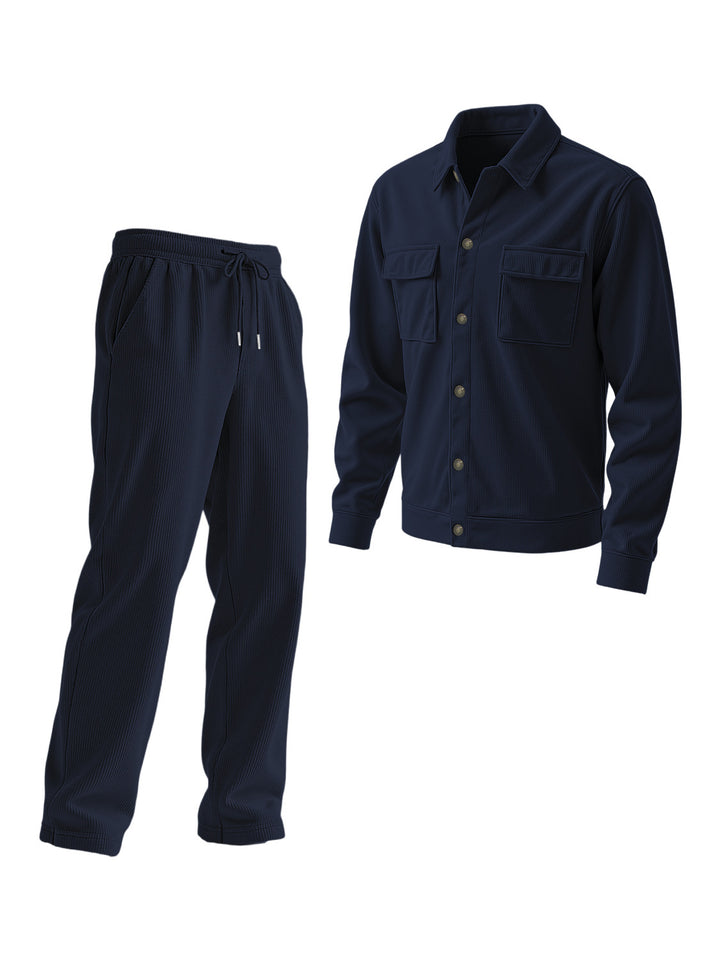 Herren Freizeitjacke und Jogginghose Set Drune