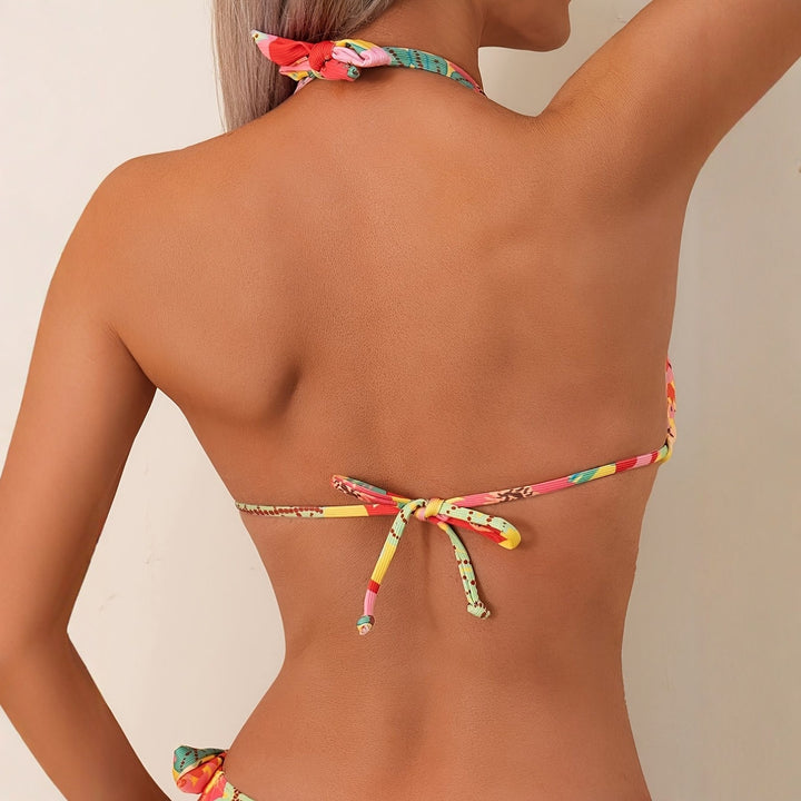 Damen Triangel-Bikini mit raffinierten Bindebändern Drune