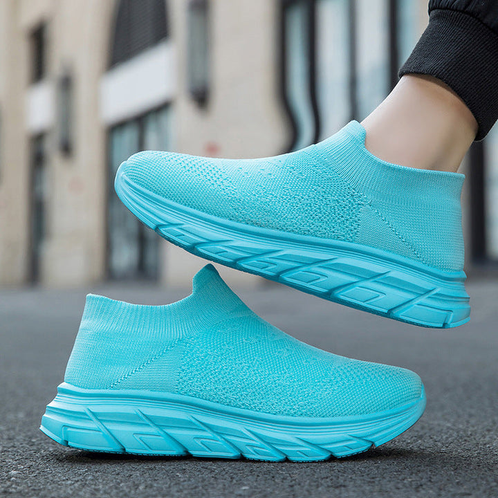Damen Hochleistungs-Sneaker mit flexiblem Strick-Obermaterial und dämpfender Sohle Drune