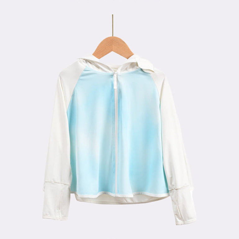 Mädchen funktionale UV-Schutzjacke mit Kapuze Drune