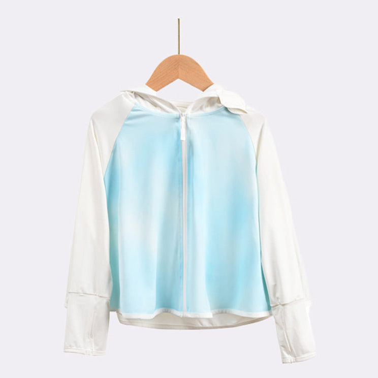 Mädchen Übergangsjacke mit Kapuze und niedlichem Tiermotiv Drune