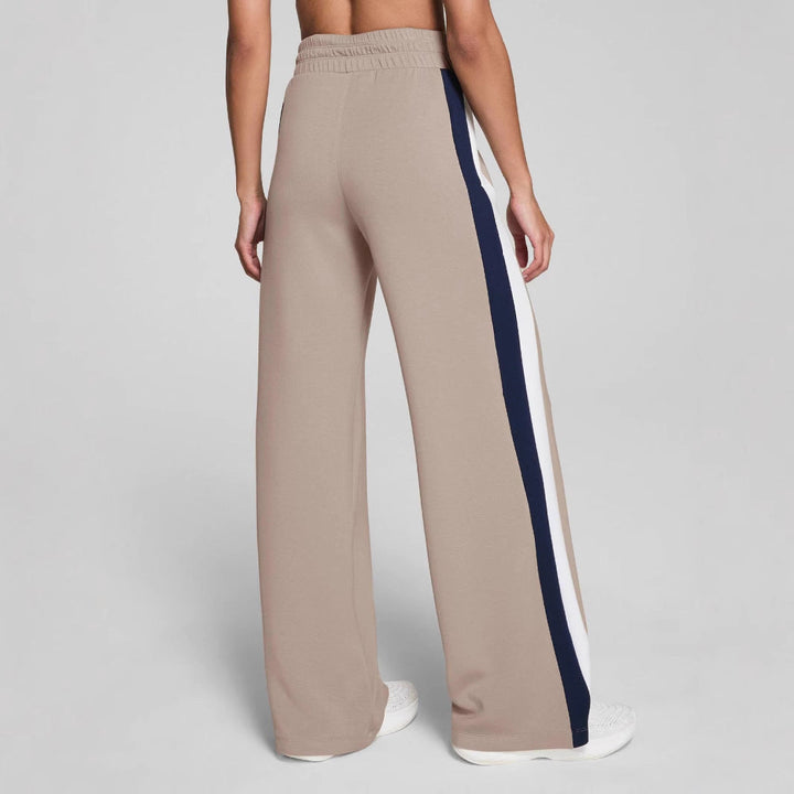 Damen Sportliche lange Hose mit seitlichen Kontraststreifen Drune