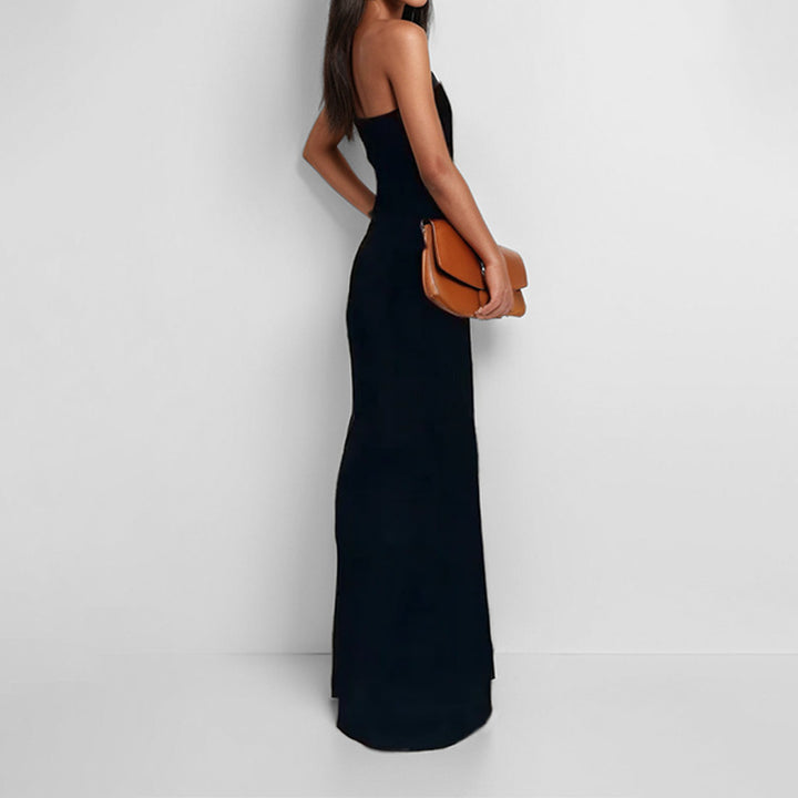 Damen Jumpsuit mit elegantem schulterfreiem Design und weitem Bein Drune